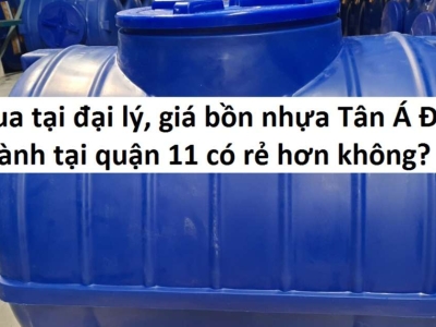 Mua tại đại lý, giá bồn nhựa Tân Á Đại Thành tại quận 11 có rẻ hơn không?