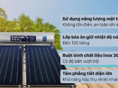 Review máy nước nóng năng lượng mặt trời Đại Thành tại Quận Phú Nhuận